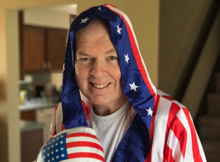 Wayne channeling Rocky.